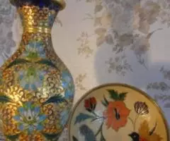 Ваза, тарелки и панно из меди Италия, вазы Индия - 2