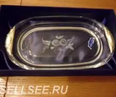 Поднос, стекло, серебро, Италия - 2