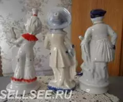 Винтажные фарфоровые статуэтки, клоун, италия - 2