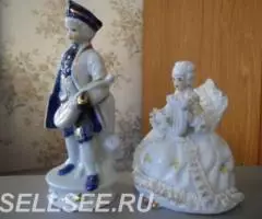 Кавалер с мандолиной и дама кружевница - 2