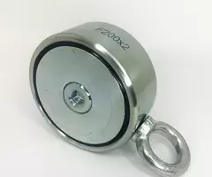 Поисковый магнит двухсторонний F200x2 титан 200 кг - 3