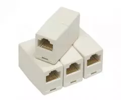 Проходной адаптер новый для витой пары Ripo RJ45 - 2