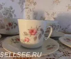 Набор 6 кофейных пар, Tirschenreuth, Бавария - 2