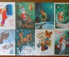 советские новогодние В. Зарубин, оригиналы - 2