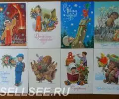 Редкие открытки худ. В. Зарубин, оригиналы, чистые - 2