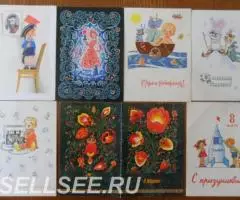 Редкие открытки худ. В. Зарубин от 1960х годов - 2