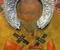 Икона Николай Чудотворец 17 в. - 2