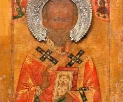 Икона Николай Чудотворец 17 в. - 3