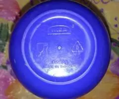 Маленький синий термос с кружкой IKEA - 4