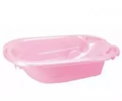 Розовая ванночка для купания младенцев Пластишка - 2