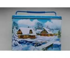 Коробка подарочная металлическая в ассортименте. - 2