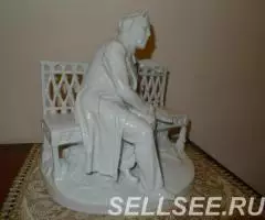 Фарфоровая статуэтка М. И. Глинка , ЛФЗ - 2