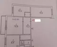 Продаю 3-комн квартиру, 70 кв м - 2