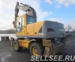 Колесный экскаватор Volvo 180, 20 т, макс опции - 4