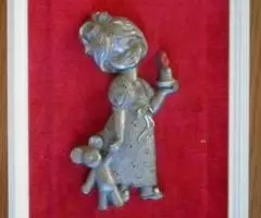 Панно и статуэтки, фигурки из олова, Италия - 2