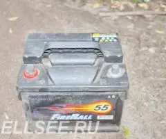 АКБ FireBall 6СТ 55 А3 в отличном состоянии, б. у. один сезон. Мощный  ... - 2