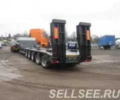 Полуприцеп трал тяжеловоз ЧМЗАП, грузоподъёмность 62 тонны - 3