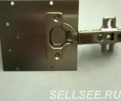 Пластина для ремонта оторвавшихся петель дверок столов, ... - 2