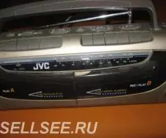 JVC RC-W301 2-х кассетная магнитола с FM радио - 2