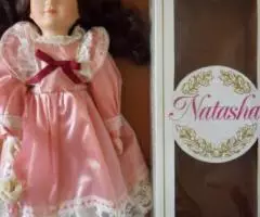Коллекционная кукла Наташа, фарфор - 2