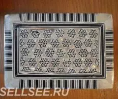 Шкатулки из камня Италия , шкатулка с перламутром из дерева - 2