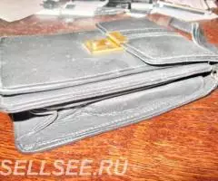 Сумочка - барсетка мужская кожаная новая Турция - 2