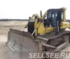 Бульдозер Komatsu D65, 2008 г, толкач болотоход