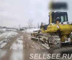 Бульдозер Komatsu D65, 2008 г, толкач болотоход - 2