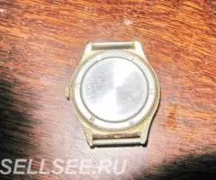 Часы наручные Чайка, 17 камней, позолоченные, СССР - 2