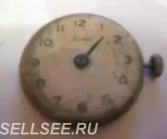 Волна, механизм с циферблатом наручных механических часов СССР - 2