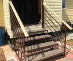 Крыльцо с покрытием -дерево - 6