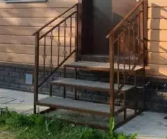 Крыльцо с покрытием -дерево - 7