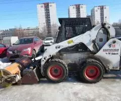 Минипогрузчик Bobcat S18, 2020 г, ковш, вилы, щетка, . ..