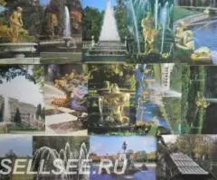 Наборы открыток фонтаны Петергофа 1980е годы - 2