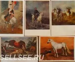 Тема охотники, лошади, дети от 1950г. реализм - 2
