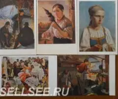 Народные костюмы, девушки, дети, лошади от 1930г - 2