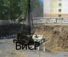 погружение свай свайный фундамент забивка свай - 2