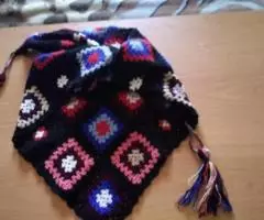 Шаль-бактус Бабушкин квадрат - 4