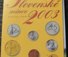 Словакия годовой набор 2003 с жетоном