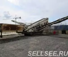 Трёхдековый мобильный грохот Terex 694, 2012 г. , новые сита