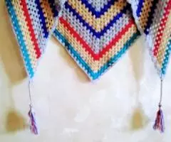Бактус-косынка крючком - 2
