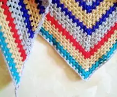 Бактус-косынка крючком - 4