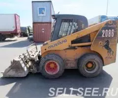 Минипогрузчик Mustang 2086, 9400 м ч, новая резина - 4