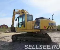 Гусеничный экскаватор Komatsu 200, 2014 г. , доп. линии - 2