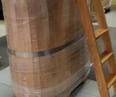 Купель дубовая с вкладышем из пластика - 4