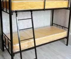 Кровати на металлокаркасе двухъярусные односпальные для ... - 4