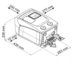 Насос для повышения давления воды E.SYBOX MINI3 изи бокс мини - 2