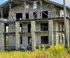 Блочный коттедж без отделки рядом с Псковским озером - 8