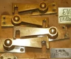 Коллекция старинных оконных ветровых крючков - 2