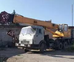 Автокран Галичанин 25 т / Камаз, 2002 г, 9000 м/ч - 3